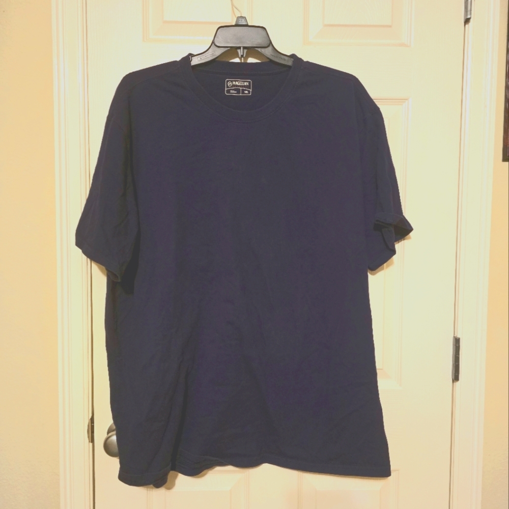 Magellan Outdoors navy blue short sleeve crew neck t shirt size 3X 3XL